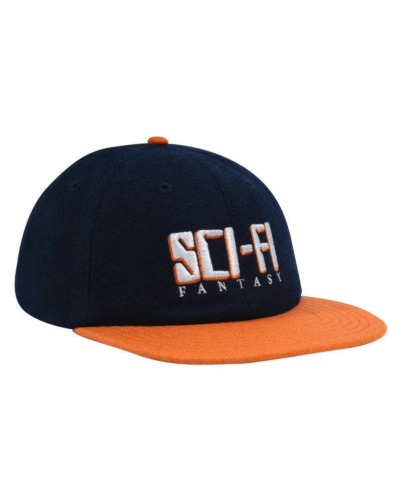 Sci-Fi Fantasy Display Hat - Navy/Orange