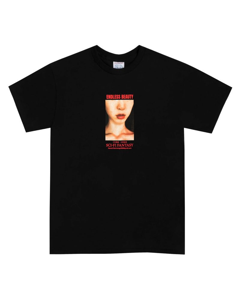 Sci-Fi Fantasy Endless Beauty Short Sleeve T-Shirt - Black