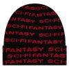 Sci-Fi Fantasy Repeat Logo Beanie - Black