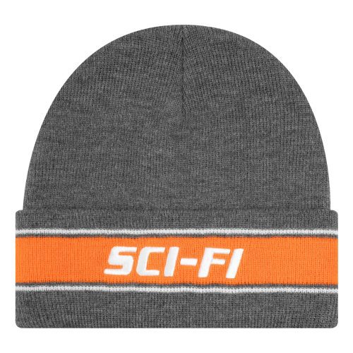 Sci-Fi Fantasy Stripe Fold Logo Beanie - Heather