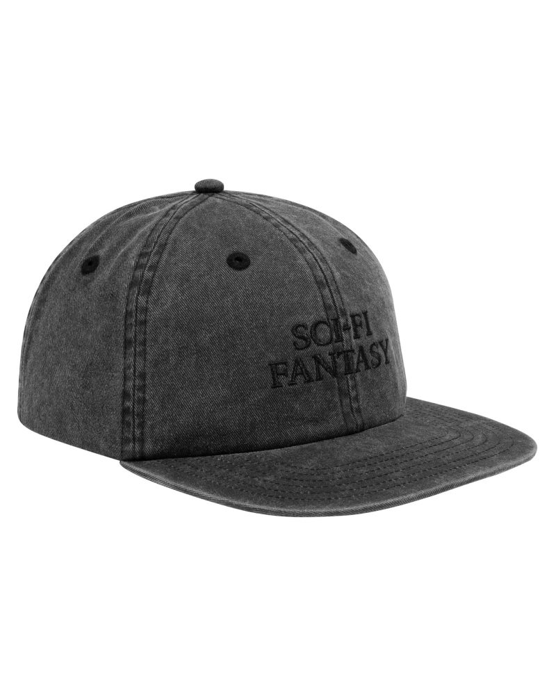 Sci-Fi Fantasy Washed Logo Hat - Black