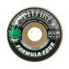 Spitfire Wheels Formula 4 101d Conical Full Wheels - Green Print