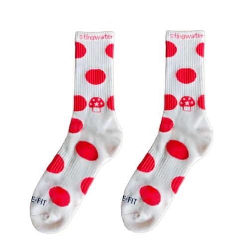 Stingwater Polkadot Mushroom Aga Sock