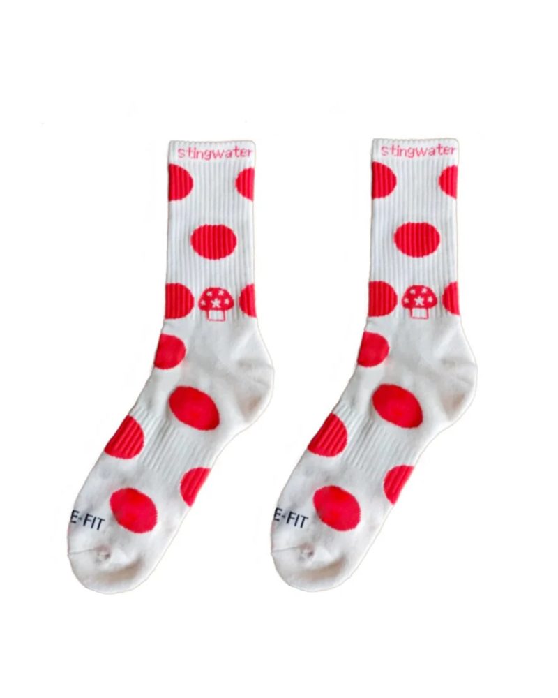 Stingwater Polkadot Mushroom Aga Sock