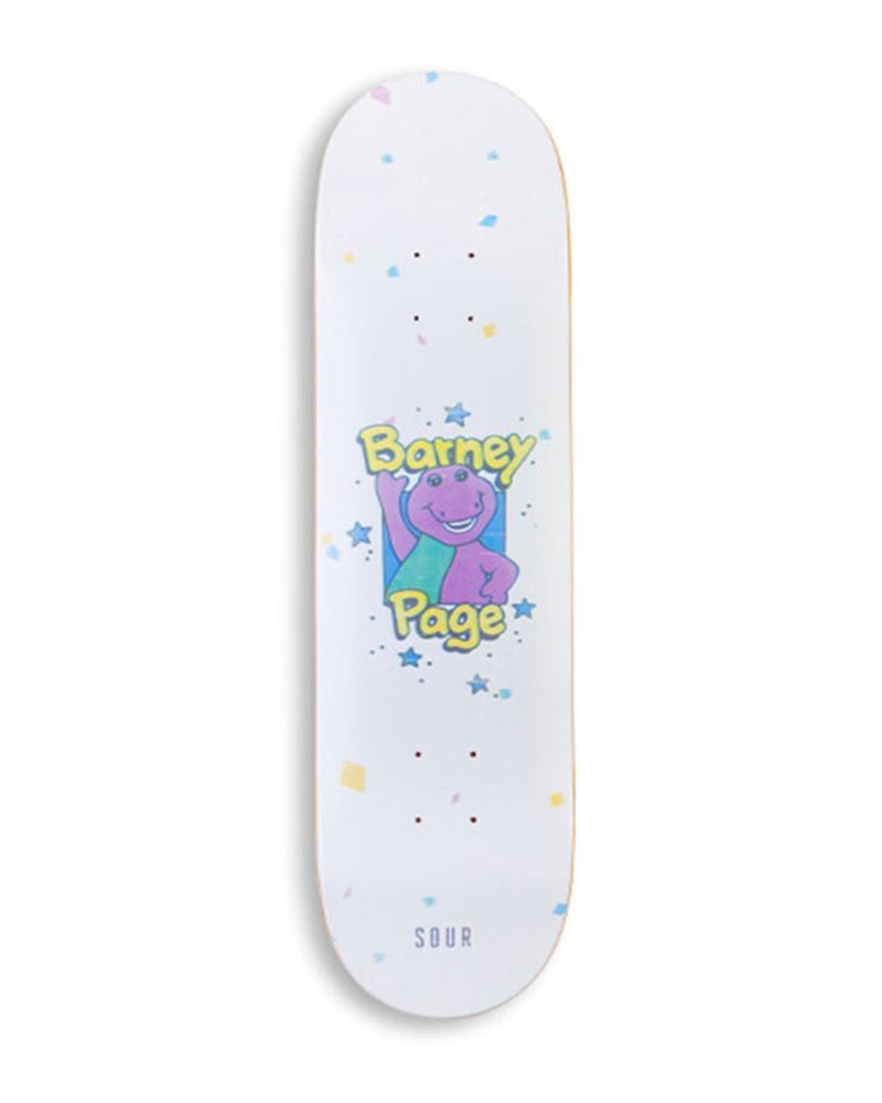 Sour Skateboards Barney Page and Friends Deck