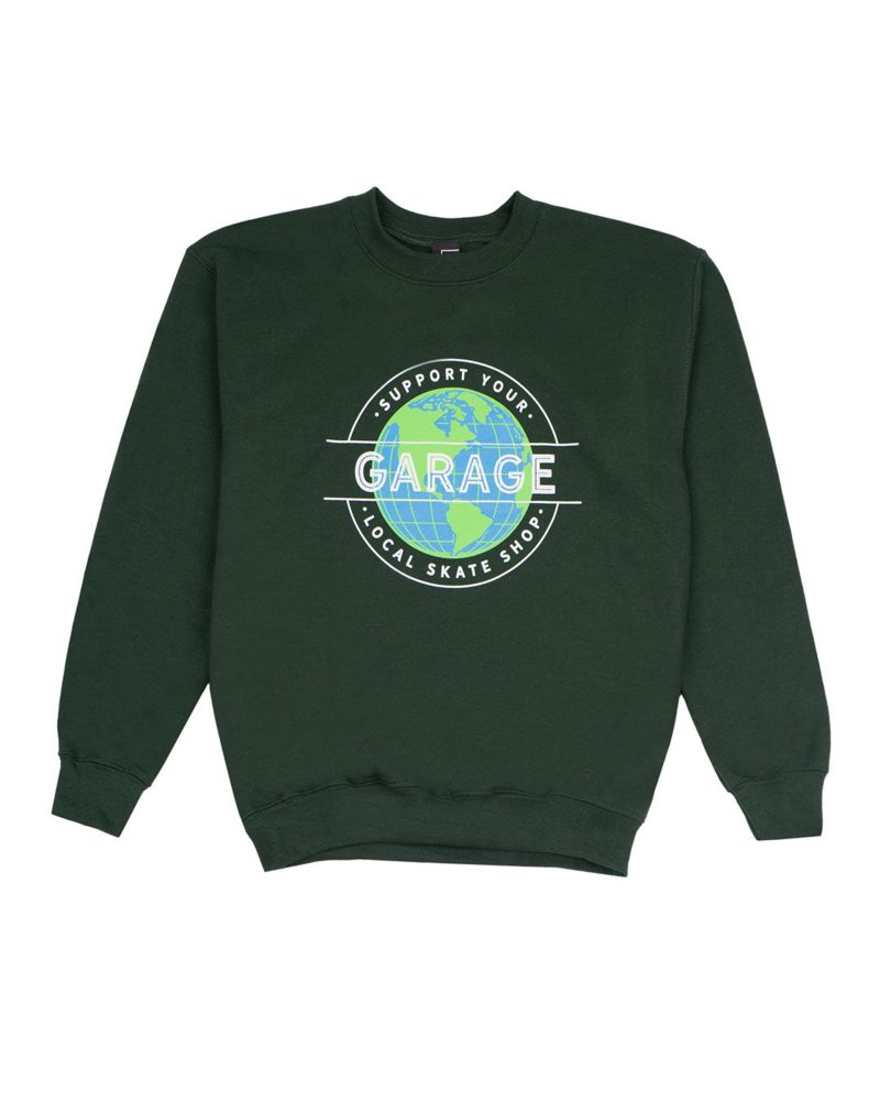 Garage Skate Shop Boy's Spheroid Crewneck Sweatshirt