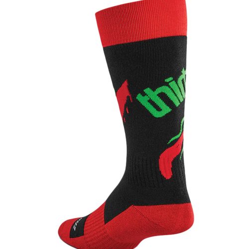 ThirtyTwoMens Santa Cruz Socks Red 2