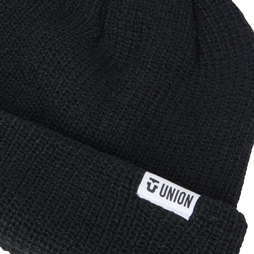 UNION LowCuffBeanieBlack D1