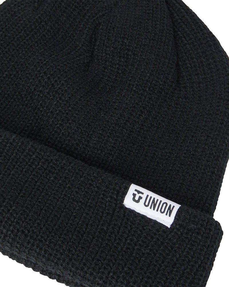 UNION LowCuffBeanieBlack D1