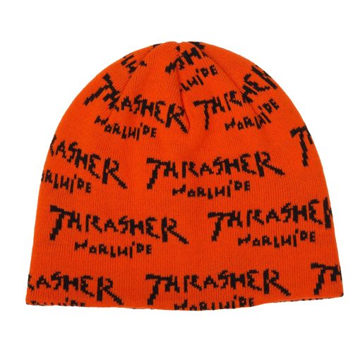 Thrasher Magazine Worlwide Skully Beanie