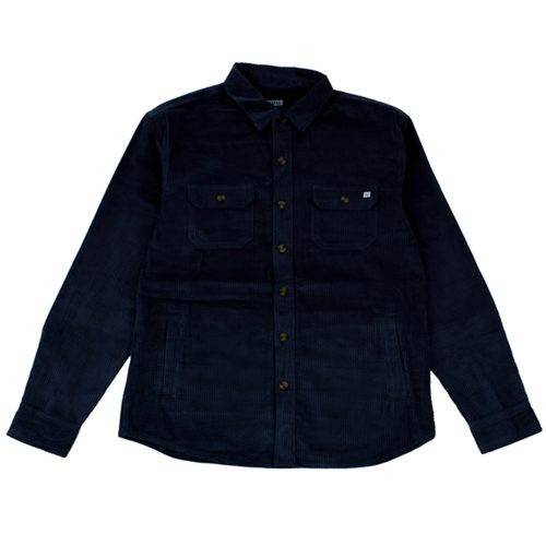 Garage Skate Shop Yonder L/S Woven Navy